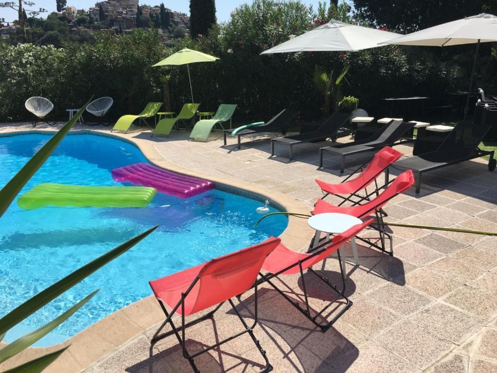 Villa Les Yuccas - Pool - Sea View كانيو سور مير المظهر الخارجي الصورة